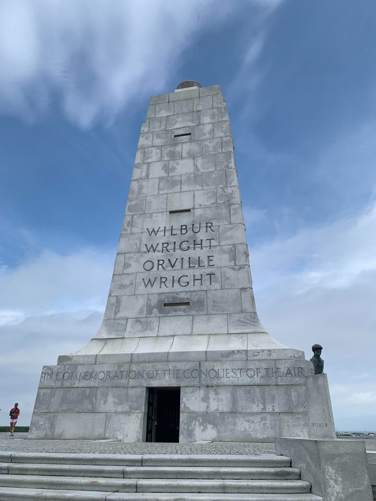 The Wright Brothers National Memorial monument in Kill Devil Hills, North Carolina